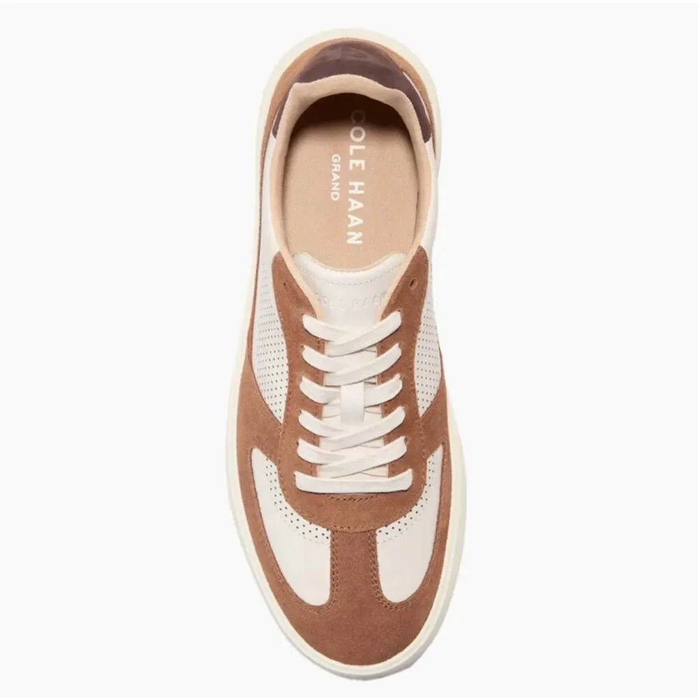 Cole Haan Grand crosscourt modern turf Sneakers in chocolate ivory • Sz 9